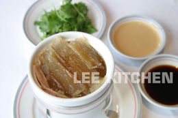 Braised Superior Shark's Fin Soup with Home Fed Chicken or Black Chicken